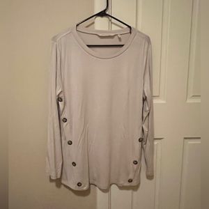 Soft surroundings smooth sailing tee, free beauty gift with purchase